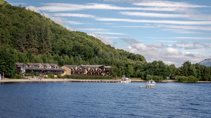 Fototapeta na wymiar Loch Lomond Scotland UK in The Trossachs National Park famous Scottish tourist destination