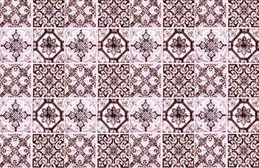 Wall ceramic tiles pattern  floral mosaic, Floral patchwork tile design. Colorful  Mediterranean square tiles, mosaic ornaments. tile mosaic background, 
