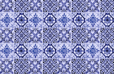 Wall ceramic tiles pattern  floral mosaic, Floral patchwork tile design. Colorful  Mediterranean square tiles, mosaic ornaments. tile mosaic background, 
