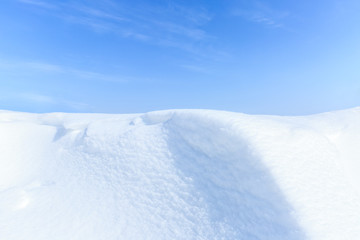 Fototapeta na wymiar winter time and white snow space