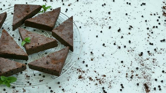 Chocolate brownie cake