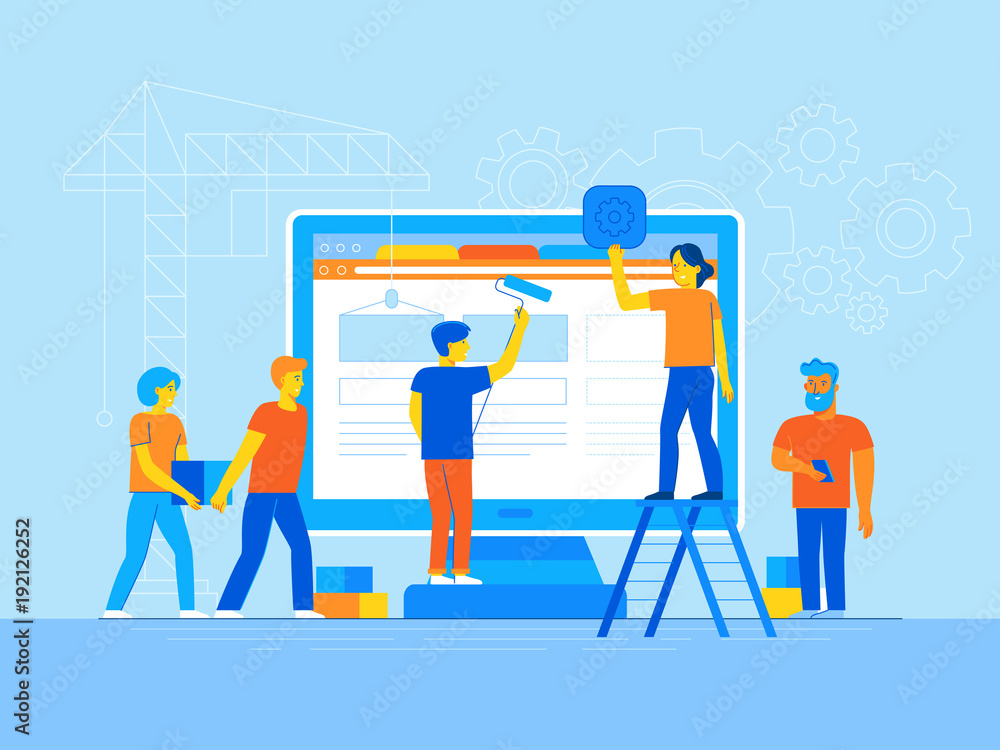 Poster Mobile app design and user interface development