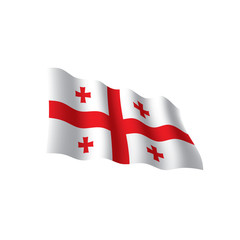 Georgia flag, vector illustration