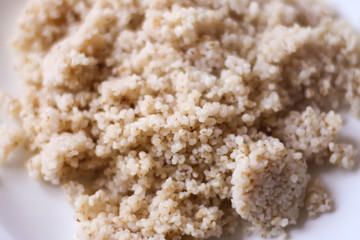 Pearl barley porridge