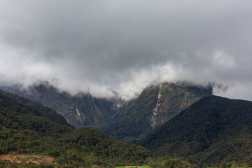 amazing view mountain Kinabalu of Borneo in a various point of view