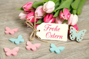 Osterkarte-Frohe Ostern