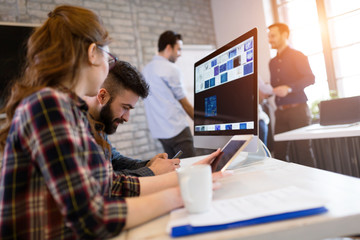 Picture of architects working together in office