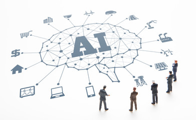 AI(Artificial Intelligence) and business concept.
