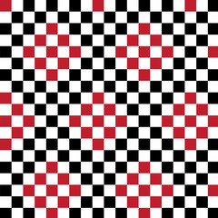 Squares vector pattern in red and black colors palette