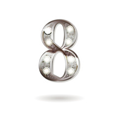 8 years anniversary celebration design