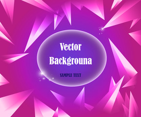 Abstract geometric background  purple with triangles