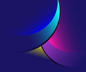 Spectacular luminous abstract backgrounds, logos