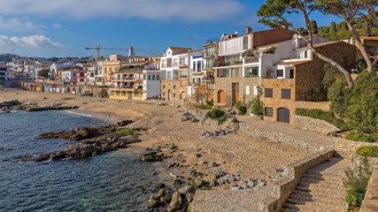 Village Calella de Palafrugell (Costa Brava, Spain) in wintertime © Arpad