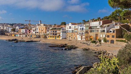 Village Calella de Palafrugell (Costa Brava, Spain) in wintertime © Arpad