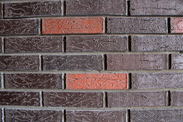 brick brown wall texture for background