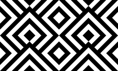 Seamless pattern black and white diagonal lines