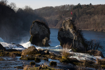 Rhine waterfall, Schaffhausen, Switzerland, Travel, Nature