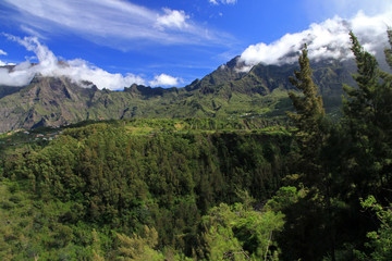 Fototapeta na wymiar Cirque de Cilaos, Reunion Island