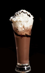 Cold Coffee Milkshake with cream