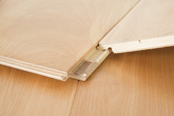 Wooden laminate flooring boards