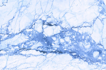 Blue marble texture in natural pattern with high resolution for background and design art work. Blue granite stone floor. © Nattha99