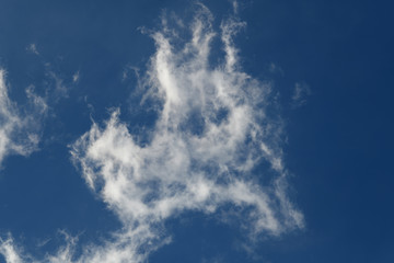  青空と雲「空想・雲のモンスターたち（動物の顔などのイメージ）」