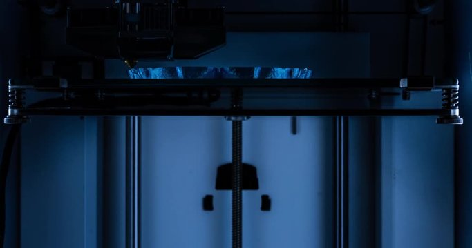 3d printer printing human brain - artificial intelligence