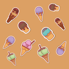 Ice cream design