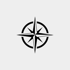 Compass vector icon