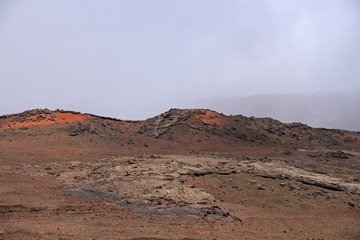 Volcano area in Piton de la Fournaise, Reunion