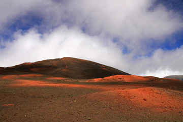 Volcano area in Piton de la Fournaise, Reunion