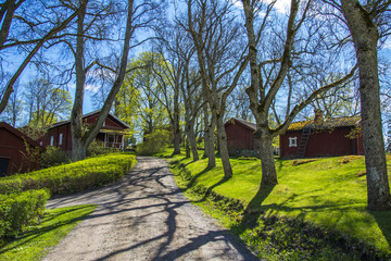 Obraz premium Fagervik village view, Finland