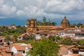 Fototapeta na wymiar Barichara Skyline Cityscape Santander in Colombia South America