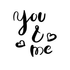 Hand drawn vector lettering phrase. Modern motivating calligraphy decor for wall, poster, prints, cards, t-shirts and other