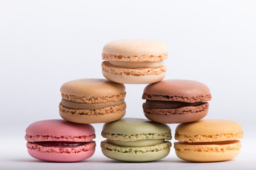 assortment of colorful macaroons