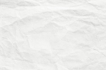 Crumpled white paper texture