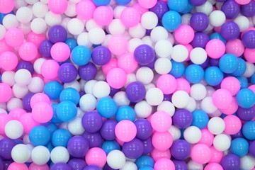 lots of multicolored round balls texture background