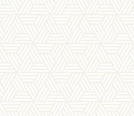 Tapeten Vektor nahtlose subtile Muster. Moderne, stilvolle Textur. Wiederholte geometrische Kacheln aus gestreiften Dreieckselementen © Samolevsky