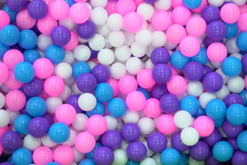 lots of multicolored round balls texture background