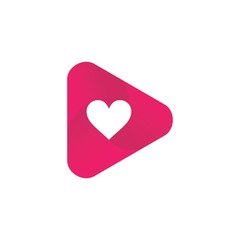 Love music logo icon