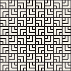 Vector seamless lattice pattern. Modern stylish texture with monochrome trellis. Repeating geometric grid. Simple design background.