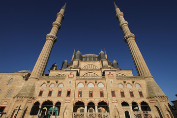 Fototapeta premium Facade of Selimiye Mosque in Edirne, Turkey