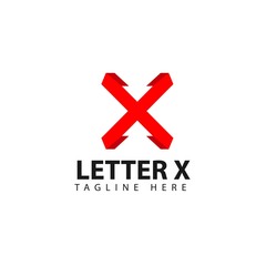 Letter X Logo Vector Template Design