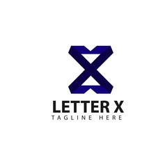Letter X Logo Vector Template Design