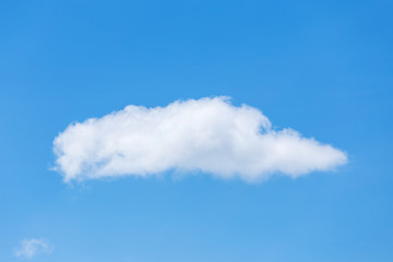 Obraz premium white cloud in the blue sky