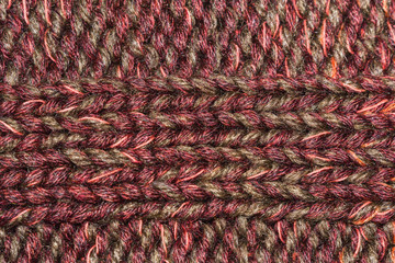 color wool macro