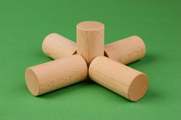figures for the Russian game kubb
