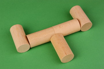 figures for the Russian game kubb