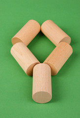 figures for the Russian game kubb