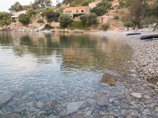 Beautiful landscape of Hvar on morning